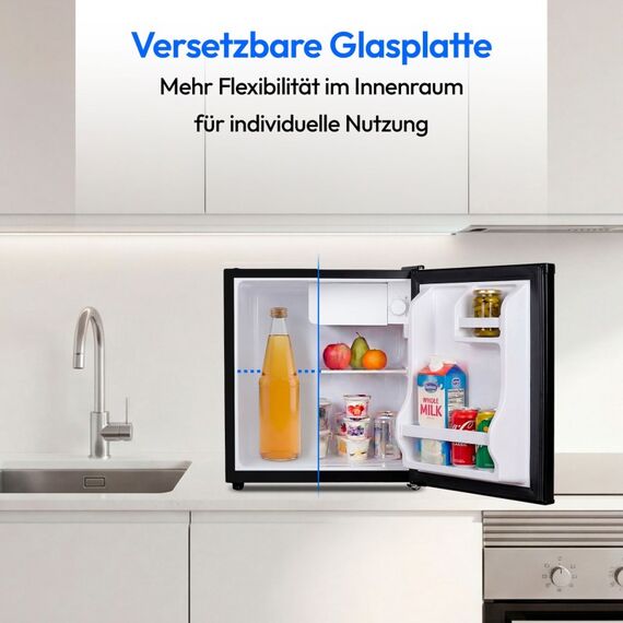 MEDION MD370001 Kühlschrank mit Gefrierfach Freistehend 42 l Schwarz, 6 image