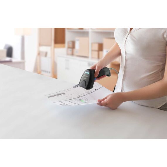 Datalogic QD2220-BKK1 Barcodeleser Tragbares Barcodelesegerät 1D LED Schwarz, 3 image