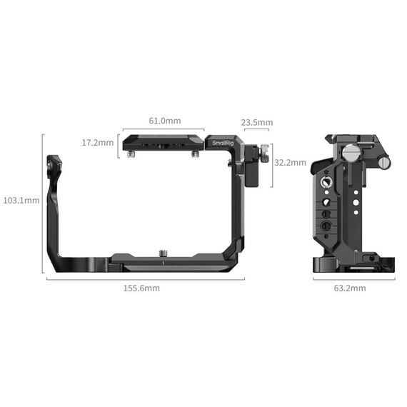 SmallRig 6776 Kamerabox 1/4-20" Schwarz, 3 image