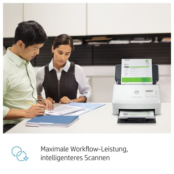 HP ScanJet Enterprise Flow 5000 s5 Scanner mit Vorlageneinzug 600 x 600 DPI A4 Weiß, 7 image