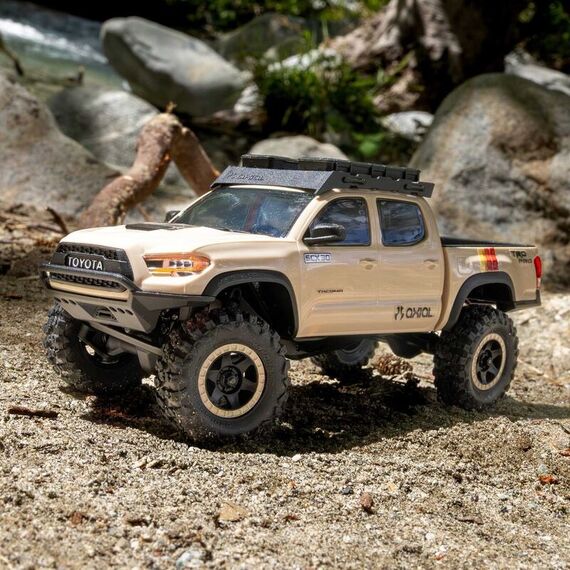 Axial R/C SCX30 Toyota Tacoma TRD Pro 4X4 RTR ferngesteuerte (RC) modell Rock Crawler Elektromotor 1:30, 18 image
