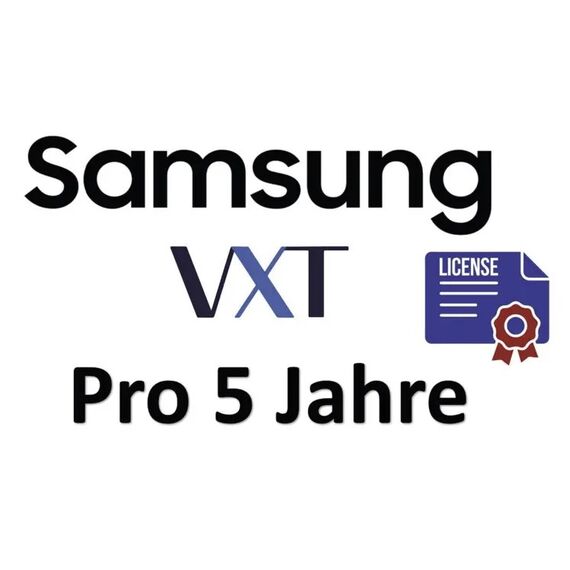 Samsung VXT CMS + RM Pro License, 5 Years Kommerziell 1 Lizenz(en) Abonnement 5 Jahr(e)