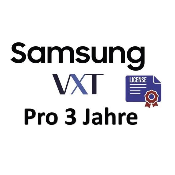 Samsung VXT CMS + RM Pro License, 3 Years Kommerziell 1 Lizenz(en) Abonnement 3 Jahr(e)