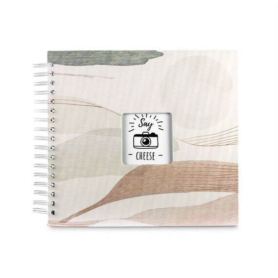 Hama Watercolor Fotoalbum Braun 50 Blätter Spiralbindung
