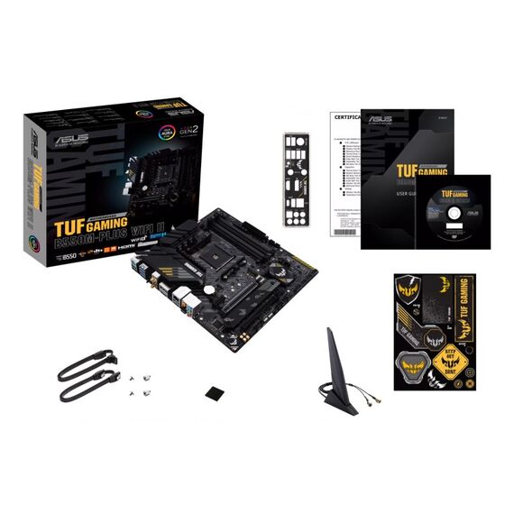 ASUS TUF GAMING B550M-PLUS WIFI II AMD B550 Sockel AM4 micro ATX, 3 image