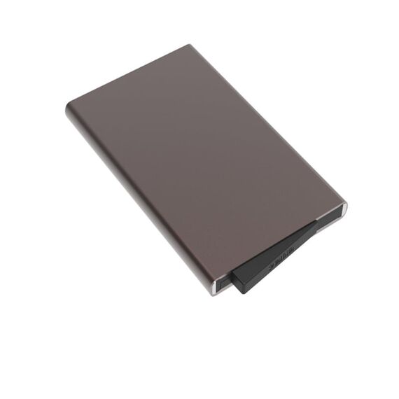 Valenta 589611 Geldbörse, Kartenetui/Reisedokumentenhülle Dark brown Aluminium, 3 image
