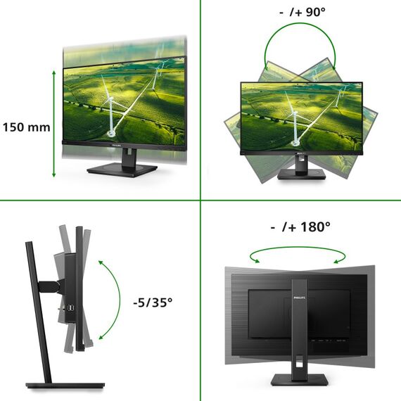 Philips B Line 272B1G/00 Computerbildschirm 68,6 cm (27") 1920 x 1080 Pixel Full HD LED Schwarz, 3 image