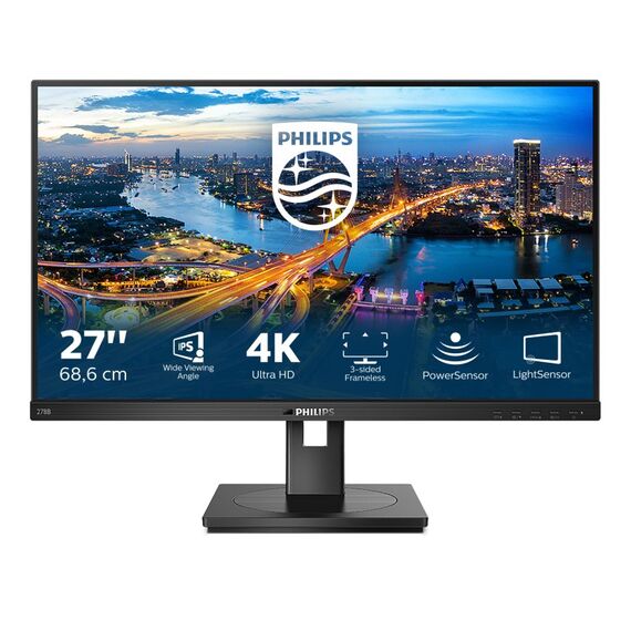 Philips B Line 278B1/00 Computerbildschirm 68,6 cm (27") 3840 x 2160 Pixel 4K Ultra HD LED Schwarz