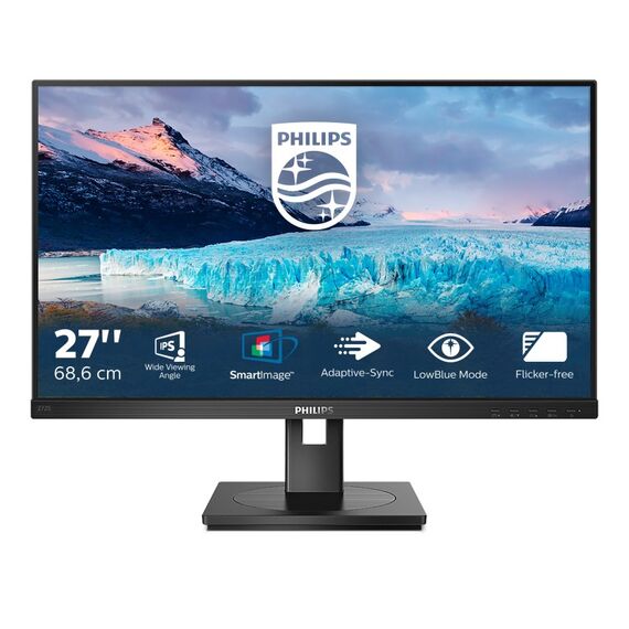Philips S Line 272S1AE/00 Computerbildschirm 68,6 cm (27") 1920 x 1080 Pixel Full HD LCD Schwarz