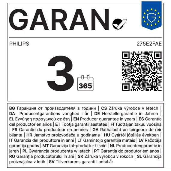 Philips E Line 275E2FAE/00 Computerbildschirm 68,6 cm (27") 2560 x 1440 Pixel Quad HD LED Schwarz, 6 image