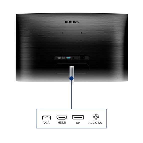 Philips E Line 325E1C/00 Computerbildschirm 80 cm (31.5") 2560 x 1440 Pixel Quad HD LCD Schwarz, 4 image