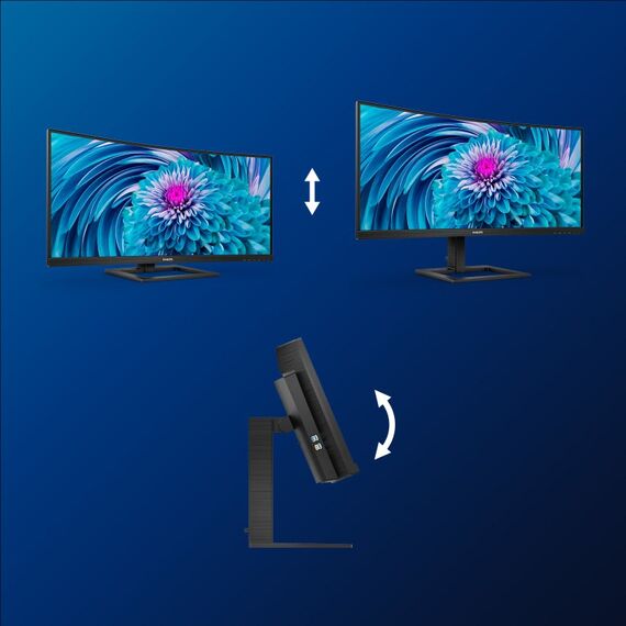 Philips E Line 346E2CUAE/00 Computerbildschirm 86,4 cm (34") 3440 x 1440 Pixel Wide Quad HD+ LCD Schwarz, 7 image