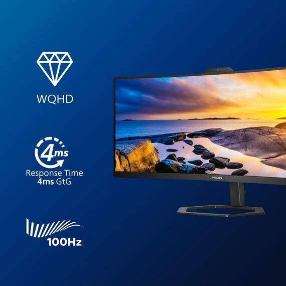 Philips 5000 series 34E1C5600HE/00 Computerbildschirm 86,4 cm (34") 3440 x 1440 Pixel 4K Ultra HD LED Schwarz, 5 image
