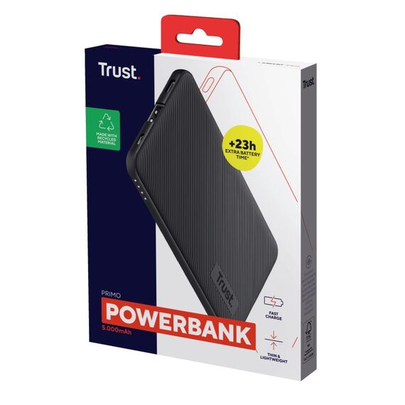 Trust Primo Lithium-Ion (Li-Ion) 5000 mAh Schwarz, 4 image