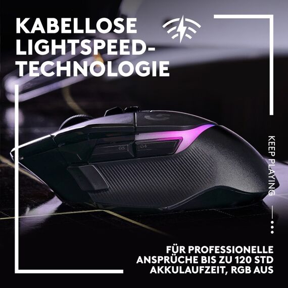 Logitech G G502 X PLUS, Farbe: Schwarz, 4 image