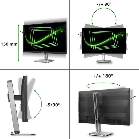Philips 5000 series 27B2G5601/00 Computerbildschirm 68,6 cm (27") 2560 x 1440 Pixel Quad HD LCD Schwarz, 5 image