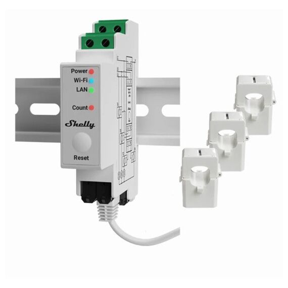 Shelly Pro 3EM V2 Energiekostenmesser