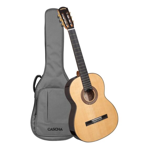 CASCHA CGC310 Gitarre Akustikgitarre Klassisch 6 Saiten Braun, Natürlich/Natur