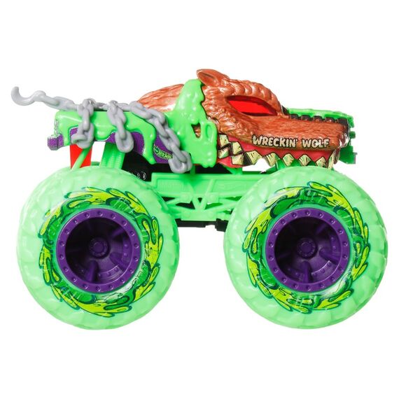 Hot Wheels Monster Trucks Mutant Chaos Spielzeugtruck, Die-Cast-Auto und 113 g Schleim (Stile können abweichen), 4 image