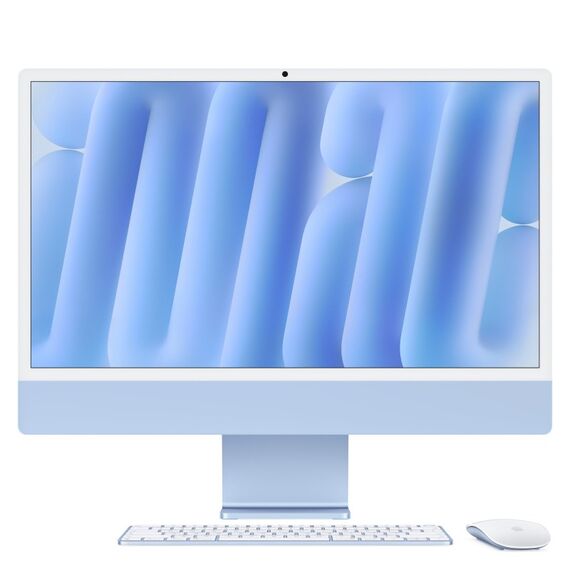 Apple iMac Apple M M6 59,7 cm (23.5") 4480 x 2520 Pixel All-in-One-PC 16 GB 512 GB SSD macOS Golden Gate Wi-Fi 7 (802.11be) Blau