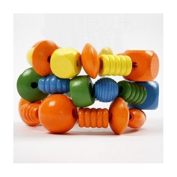 Creativ Company 684760 Perle Perlenmischung Holz Mehrfarbig, 4 image