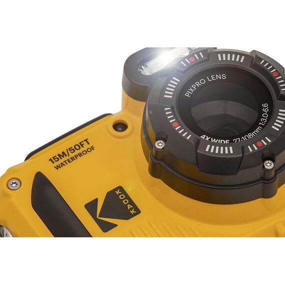 Kodak PIXPRO 1/2.7" Kompaktkamera 16 MP BSI CMOS 1920 x 1080 Pixel Gelb, 3 image
