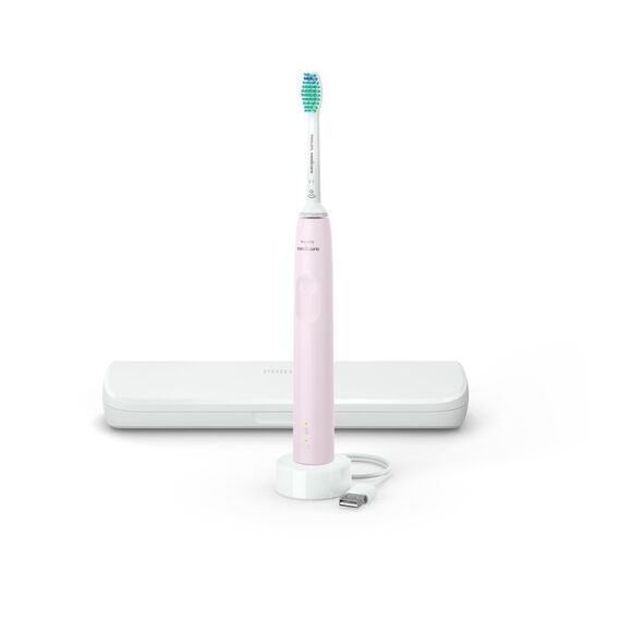Philips 3100 series HX3673/11 Elektrische Schallzahnbürste + Reiseetui - Rosa