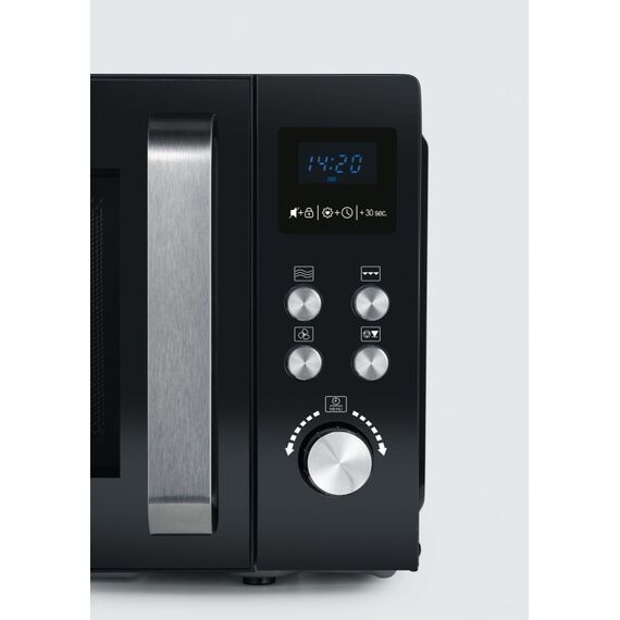 Severin MW 7752 Mikrowelle Schwarz, Edelstahl Kombi-Mikrowelle Arbeitsplatte 25 l 900 W, 2 image