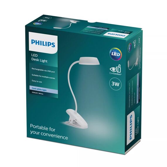 Philips Funktional Donutclip Schreibtischleuchte, 2 image