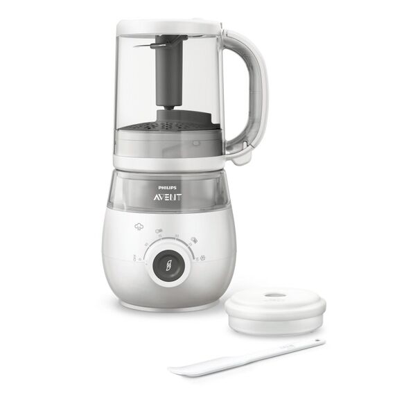 Philips AVENT Premium SCF883/02 4-In-1-Dampfgarer mit Mixer