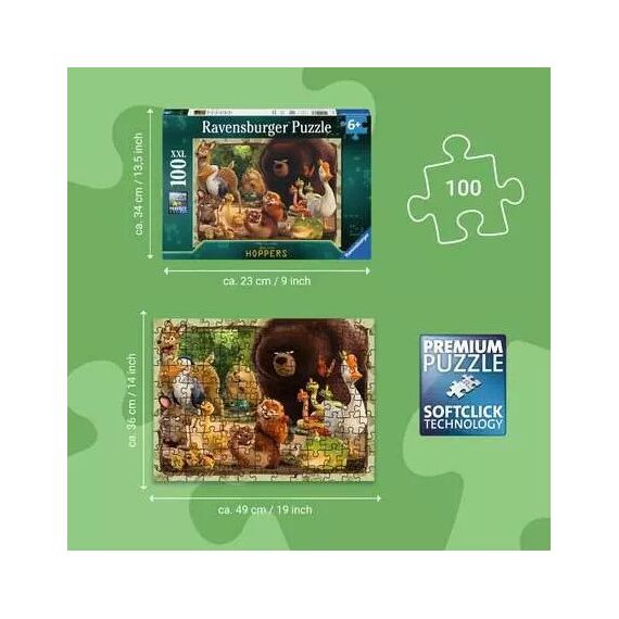 Ravensburger 12004363 Puzzlespiel 100 Stück(e) Cartoons, 4 image