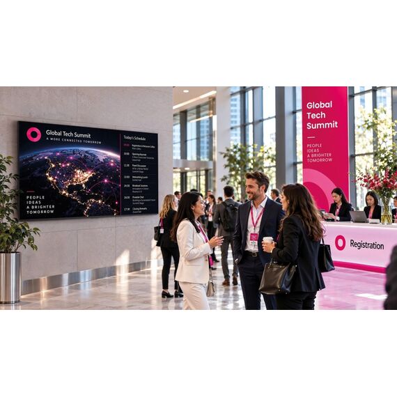 iiyama 115У LFD MINI LED, VA 750cd/m2 vesa Digital Signage Flachbildschirm 2,92 m (115") WLAN 750 cd/m² 4K Ultra HD Schwarz Eingebauter Prozessor Android 24/7, 9 image