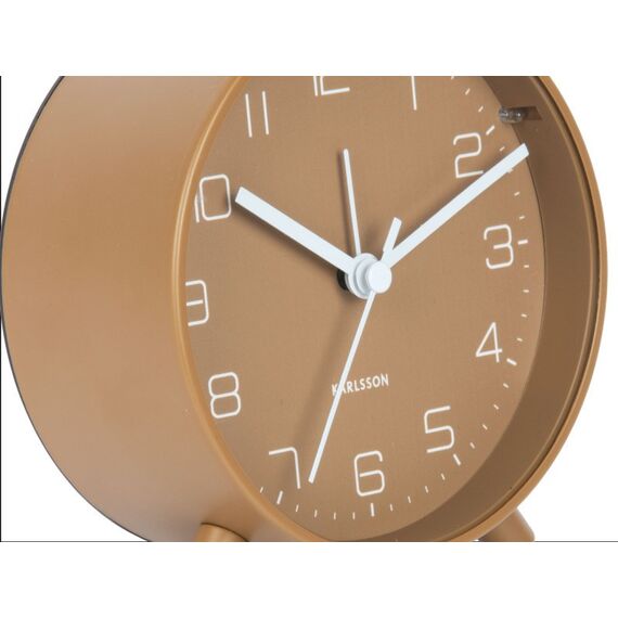 Karlsson Lofty Mechanischer Wecker Braun, Farbe: Braun, 2 image