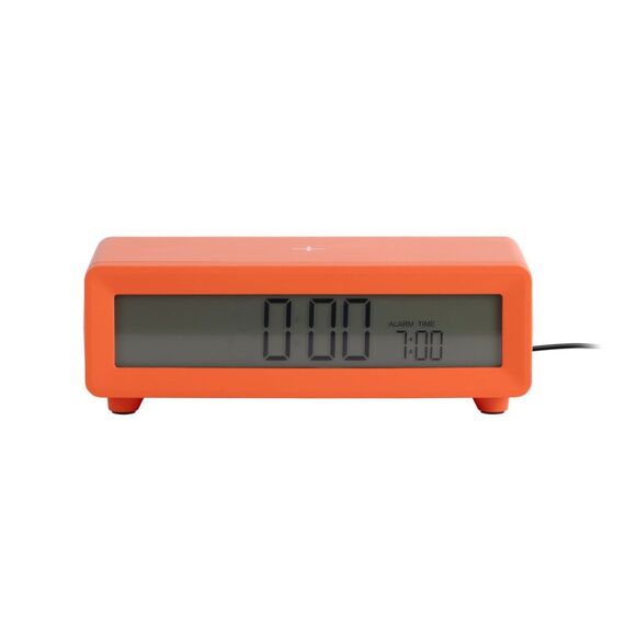 Karlsson Berlin Digitaler Wecker Orange, Farbe: Orange