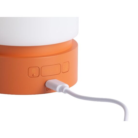 Karlsson Wecker Pillar light LED Digitaler Wecker Orange, Farbe: Orange, 2 image