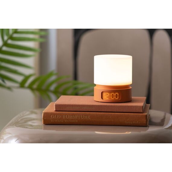 Karlsson Wecker Pillar light LED Digitaler Wecker Orange, Farbe: Orange, 3 image