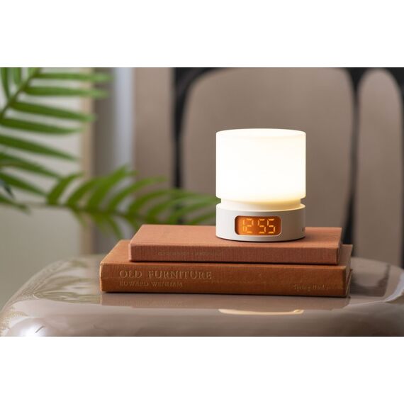 Karlsson Pillar Digitaler Wecker Cremefarben, Farbe: Cremefarben, 3 image