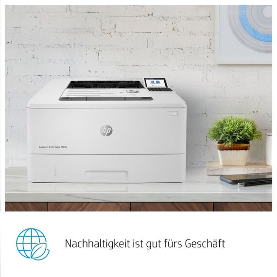 HP LaserJet Enterprise M406dn Schwarzweiß Drucker, Nur Ethernet; Duplex, 8 image