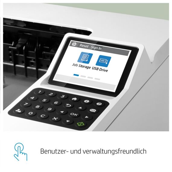 HP LaserJet Enterprise M406dn Schwarzweiß Drucker, Nur Ethernet; Duplex, 9 image