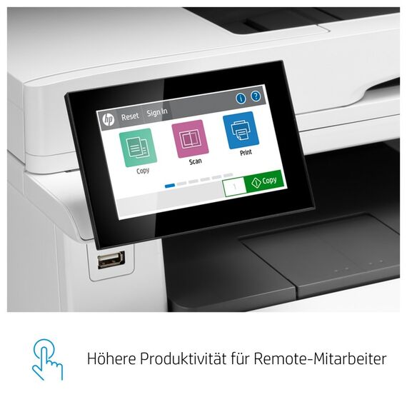HP Color LaserJet Enterprise LaserJet Enterprise M480f Multifunction Farbe Drucker, Nur Ethernet; Kopierer, Scanner, 10 image