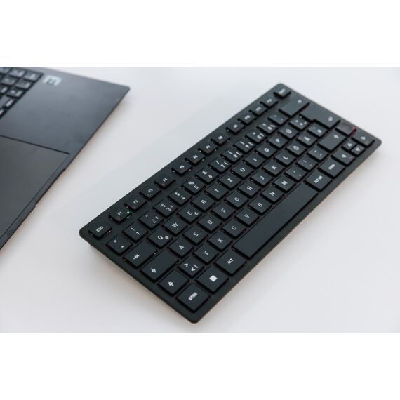CHERRY KW 9200 MINI Tastatur Universal USB + RF Wireless + Bluetooth QWERTZ Schweiz Schwarz, 4 image