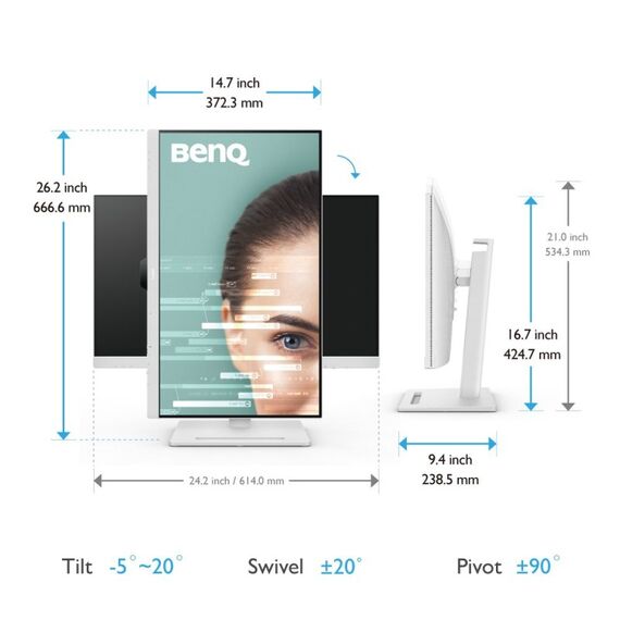 BenQ GW2790QT Computerbildschirm 68,6 cm (27") 2560 x 1440 Pixel Quad HD LED Weiß, 3 image