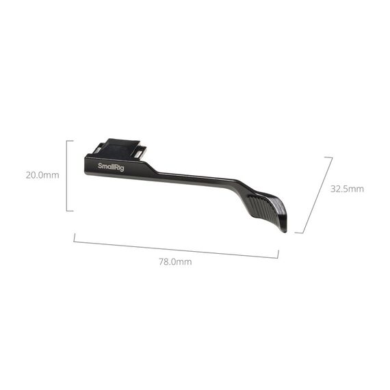 SmallRig 5702 Digitalkamera Akkugriff Daumengriff für Digitalkamera Schwarz, Farbe: Schwarz, 4 image