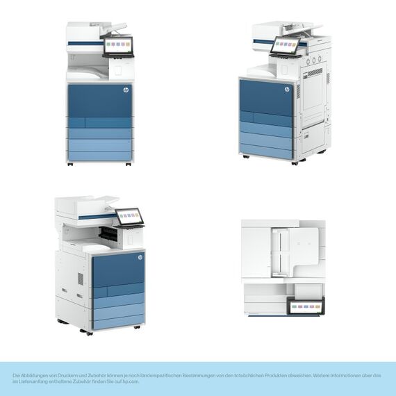 HP LaserJet Enterprise 8801z Multifunction Farbe Drucker, Nur Ethernet; Duplex; Kopierer, Scanner, 8 image