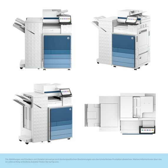 HP LaserJet Enterprise 8801z+ Multifunction Farbe Drucker, Nur Ethernet; Duplex; Kopierer, Scanner, 6 image
