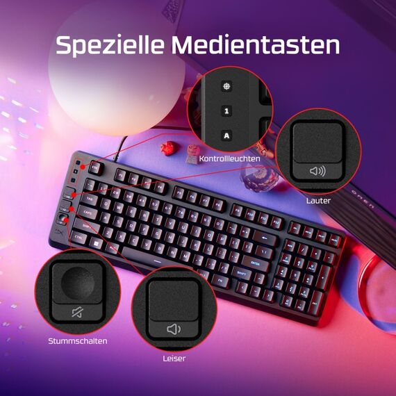 HyperX Eve 1800 – Gaming-Tastatur, 5 image