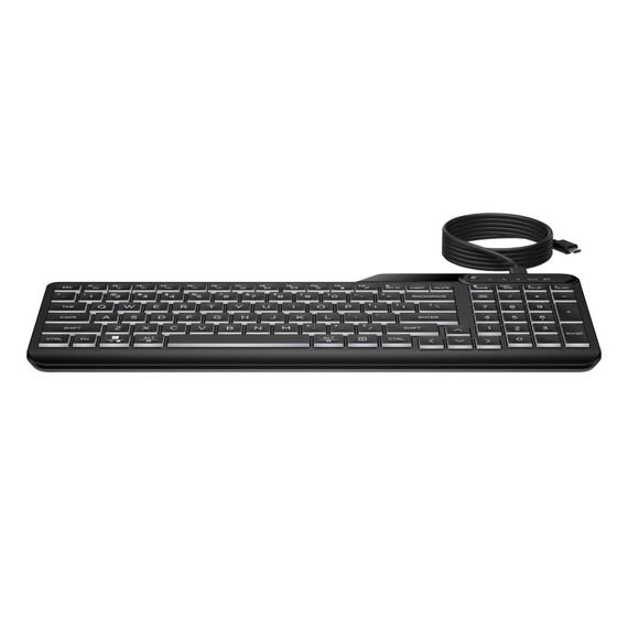 HP 400 Kabelgebundene Tastatur mit Hintergrundbeleuchtung