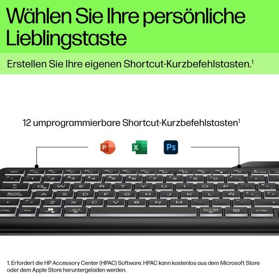 HP 400 Kabelgebundene Tastatur mit Hintergrundbeleuchtung, 4 image