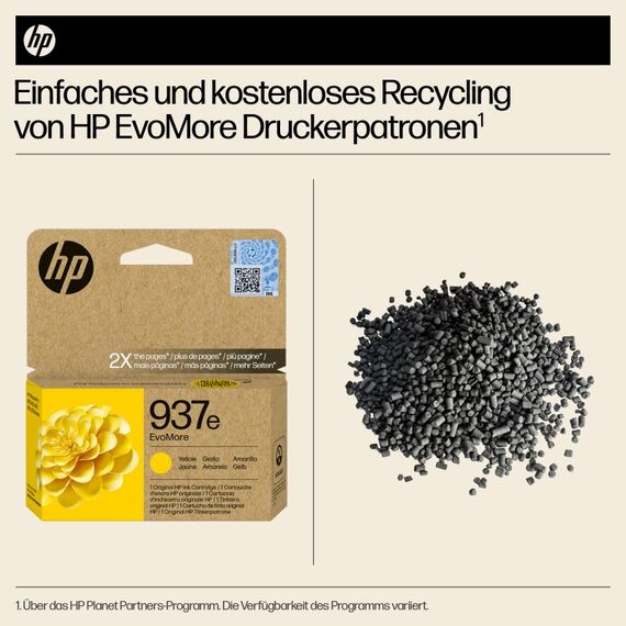 HP 937e EvoMore Gelb Original Druckerpatrone, 2 image
