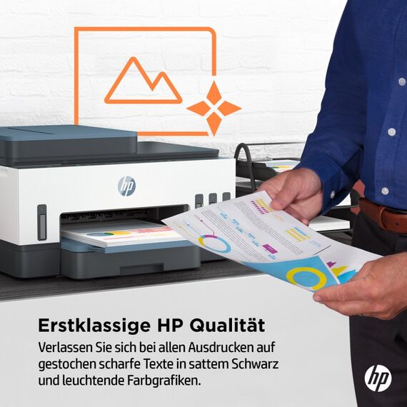 HP Smart Tank 7306 Wireless All-in-One Farbe Drucker, Beidseitiger Druck; Kopierer, Scanner, 8 image